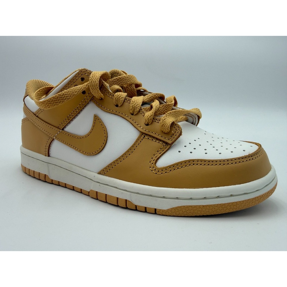 Nike Dunk Low GS Honeycomb Sail Gold Beige FB9109-700 Size 5.5Y New With Box